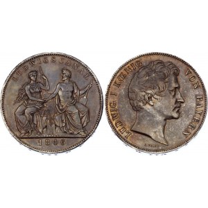 German States Bavaria 2 Thaler 1846