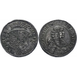 German States Magdeburg 2/3 Taler / Gulden 1669 HHF