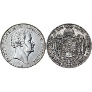 German States Prussia 2 Taler / 3-1/2 Gulden 1839 A