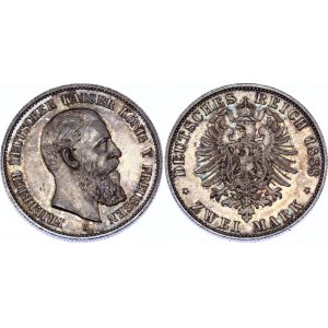 Germany - Empire Prussia 2 Mark 1888 A