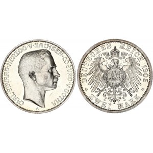 Germany - Empire Saxe-Coburg-Gotha 2 Mark 1905 A