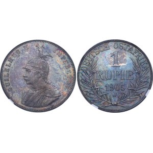 German East Africa 1 Rupie 1905 J NGC PF64