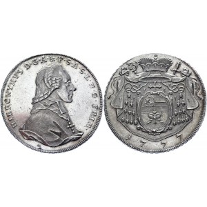 Austria Salzburg 1 Taler 1777 M