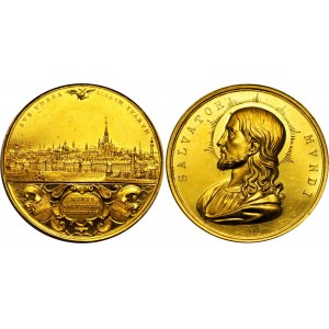 Austria Gold Medal of 6 Ducats Salvator Mundi 1843