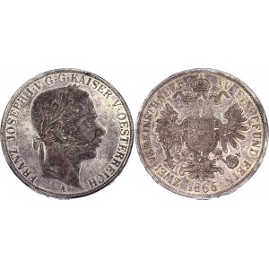 Austria 2 Vereinsthaler 1866 A