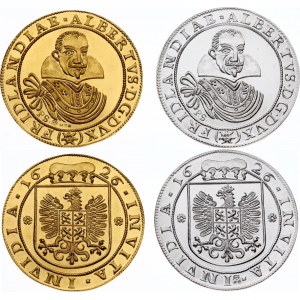 Holy Roman Empire Set of 1 Taler & 10 Dukat 1626 Albrecht von Wallenstein Official Restrike