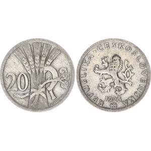 Czechoslovakia 20 Haleru 1925