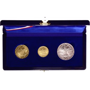 Czechoslovakia Set of 3 Medals For 100th Anniversary of 1st Czechoslovak Republic 1918-2018