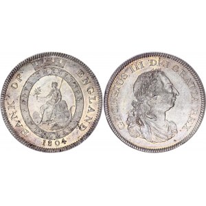 Great Britain 5 Shillings / 1 Dollar 1804 Bank of England Token