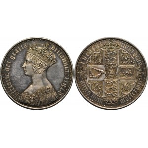Great Britain 1 Crown 1847 MDCCCXLVII