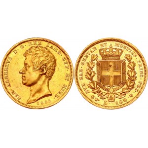 Italian States Sardinia 100 Lire 1833 FERRARIS