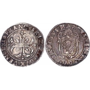 Italian States Venice 70 Soldi / 1/2 Scudo 1631 - 1646 (ND)