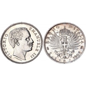 Italy 1 Lira 1906 R