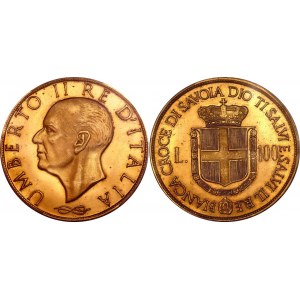 Italy 100 Lire 1946 PCGS SP64