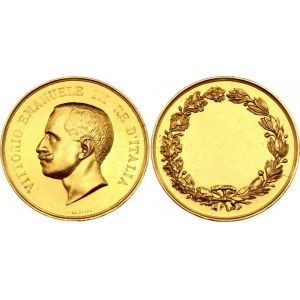 Italy Vittorio Emanuele III Gold Medal Zecca 1900-1943