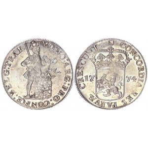 Netherlands 1 Silver Ducat 1774