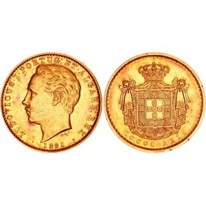 Portugal 10000 Reis 1881