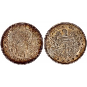 Cuba 1 Souvenir Peso 1897