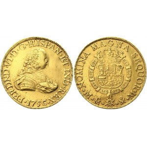 Mexico 8 Escudos 1756 MM