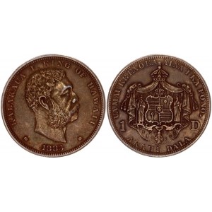 United States Hawaii 1 Dollar 1883