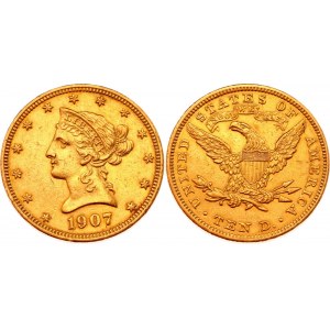 United States 10 Dollars 1907