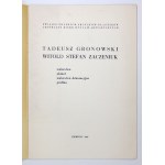 [KATALOG]. CBWA. T. Gronowski, W. S. Zaczeniuk. Malarstwo, plakat, malarstwo dekoracyjne,...