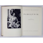 MAKOWSKI Tadeusz - Pamiętnik. Oprac., wstępem i komentarzem opatrzyła W. Jaworska. Warszawa 1961. PIW. 8, s. 429, [3]...