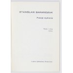 BARAŃCZAK Stanisław - Poezje wybrane. Wybór i wstęp Autora. Warszawa 1990. Ludowa Spółdzielnia Wydawnicza. 16d, s....