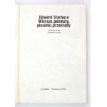 STACHURA Edward - Poezja i proza. T. 1-5. Warszawa 1982. Czytelnik. 8, s. 461, [2]; 422, [2]; 382, [2]; 269, [2]; 468, [...