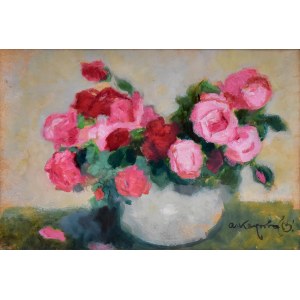 Alfons Karpiński (1875-1961), Różowe i czerwone róże