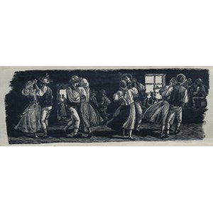 Jan Wałach (1884-1979), Cztery pary w tańcu, 1943