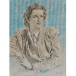 Józef MEHOFFER (1869-1946), Portret kobiety
