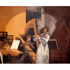 Kazimierz Śramkiewicz (1914 Poniec - 1998 Gdańsk), Koncert na flet i harfę I, 1972/81