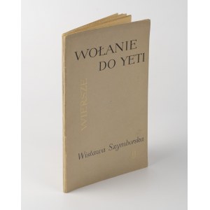 SZYMBORSKA Wisława - Wołanie do Yeti [wydanie pierwsze 1957]