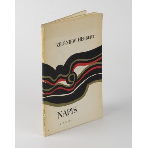 HERBERT Zbigniew - Napis [wydanie pierwsze 1969]