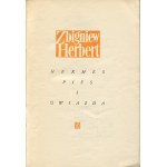 HERBERT Zbigniew - Hermes, pies i gwiazda [wydanie pierwsze 1957]