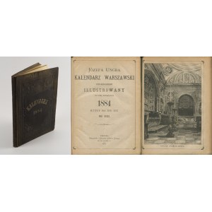 [1884] Józefa Ungra kalendarz warszawski popularno-naukowy illustrowany na rok przestępny 1884