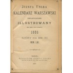 [1901] Józefa Ungra kalendarz warszawski popularno-naukowy illustrowany na rok zwyczajny 1901