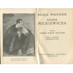 MICKIEWICZ Adam - Dzieła wszystkie [komplet 12 tomów w oprawie wydawniczej] [1911-1913]