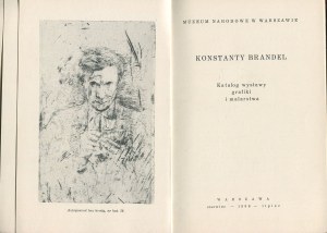 BRANDEL Konstanty - Katalog wystawy grafiki i malarstwa [1958]