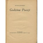 SŁONIMSKI Antoni - Godzina poezji [wydanie pierwsze 1923] [okł. Tadeusz Gronowski]