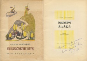 JANCZARSKI Czesław - Świerszczykowe nutki [wydanie pierwsze 1957] [il. Mieczysław Piotrowski] [AUTOGRAF I DEDYKACJA]