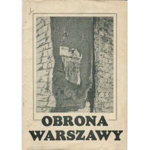 ZAREMBA Zygmunt - Obrona Warszawy. Wrzesień 1939 roku [Londyn 1941]