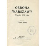 ZAREMBA Zygmunt - Obrona Warszawy. Wrzesień 1939 roku [Londyn 1941]
