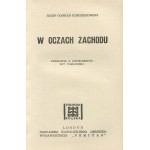 KORZENIOWSKI Conrad Józef - W oczach zachodu [Londyn 1955] [okł. Tadeusz Piotrowski]