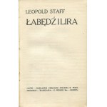 STAFF Leopold - Łabędź i lira [wydanie pierwsze 1914] [oprawa wydawnicza]