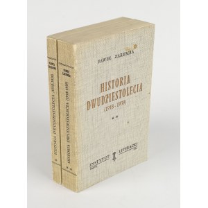 ZAREMBA Paweł - Historia dwudziestolecia (1918-1939) [wydanie pierwsze Paryż 1981]