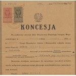 [dokument] Urząd Skarbowy Akcyz i Monopolów we Lwowie. Koncesja upoważniająca Helenę Struk do sprzedaży wyrobów tytoniowych w Chodorowie [1926]