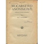 NOWACZYŃSKI Adolf - Mocarstwo anonimowe (ankieta w sprawie żydowskiej) [1921]