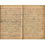 XIX-wieczny kajet z odręcznie zapisanymi przepisami kulinarnymi oraz poradami gospodarskimi
